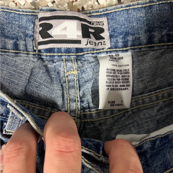 Y2K Women’s Flared Rave R4R Jeans - Picture 3 of 3